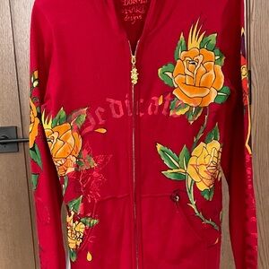 Ed Hardy Dedicated To The One I Love Hoody L